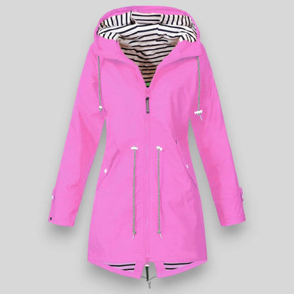 Veste de pluie pour femme imperméable style élégant