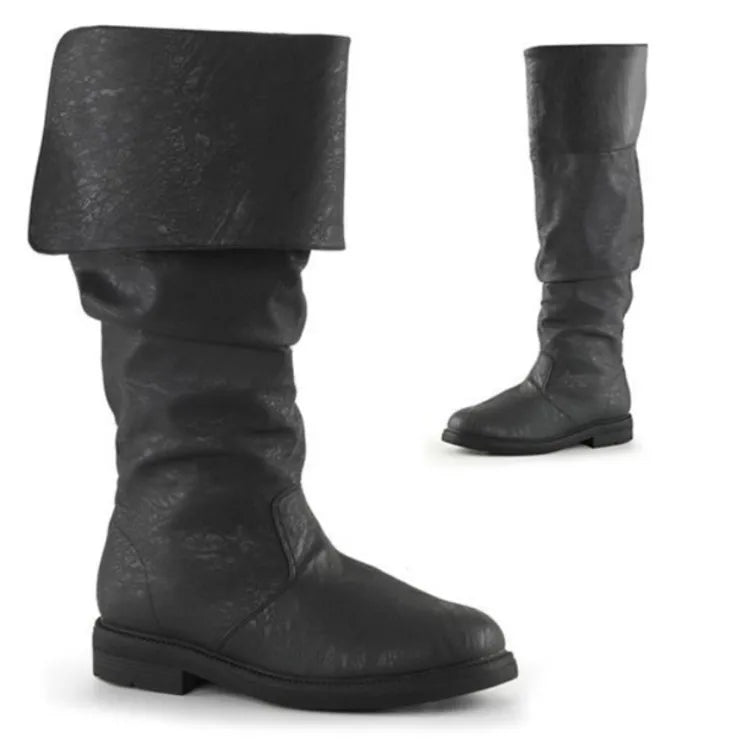 Herren Stiefel Thigh High Leder - IdealeKleiden