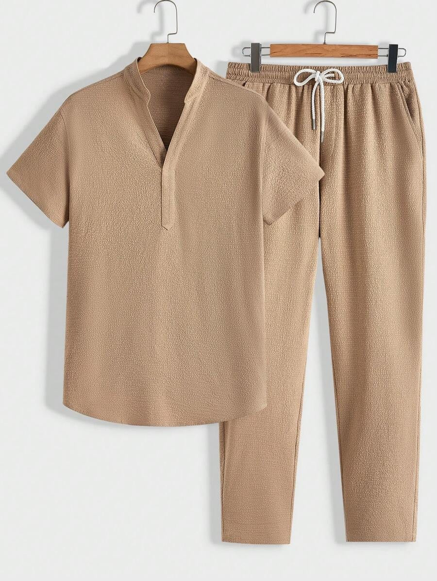 Ensemble de salon pour hommes - Polo confortable et pantalon