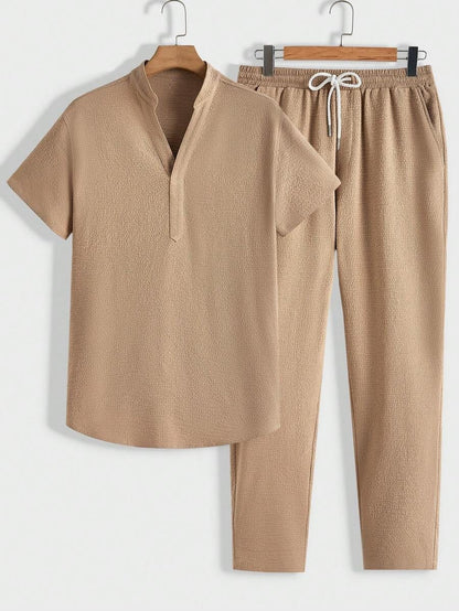 Ensemble de salon pour hommes - Polo confortable et pantalon