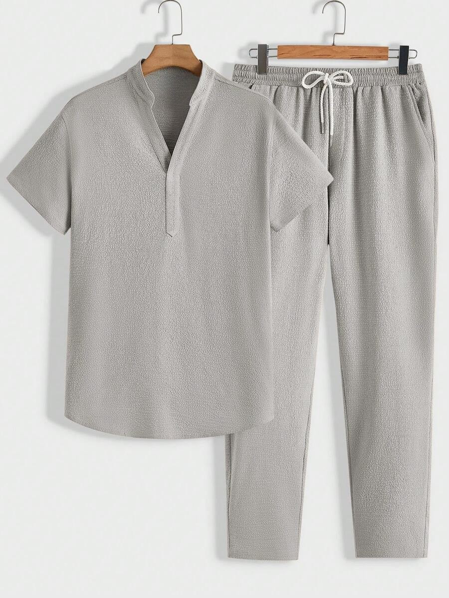 Ensemble de salon pour hommes - Polo confortable et pantalon