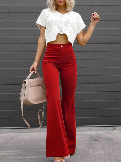Pantalon femme Bootcut Confortable Qualité Supérieure Agréable à porter
