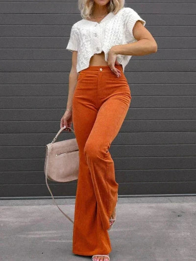 Pantalon femme Bootcut Confortable Qualité Supérieure Agréable à porter