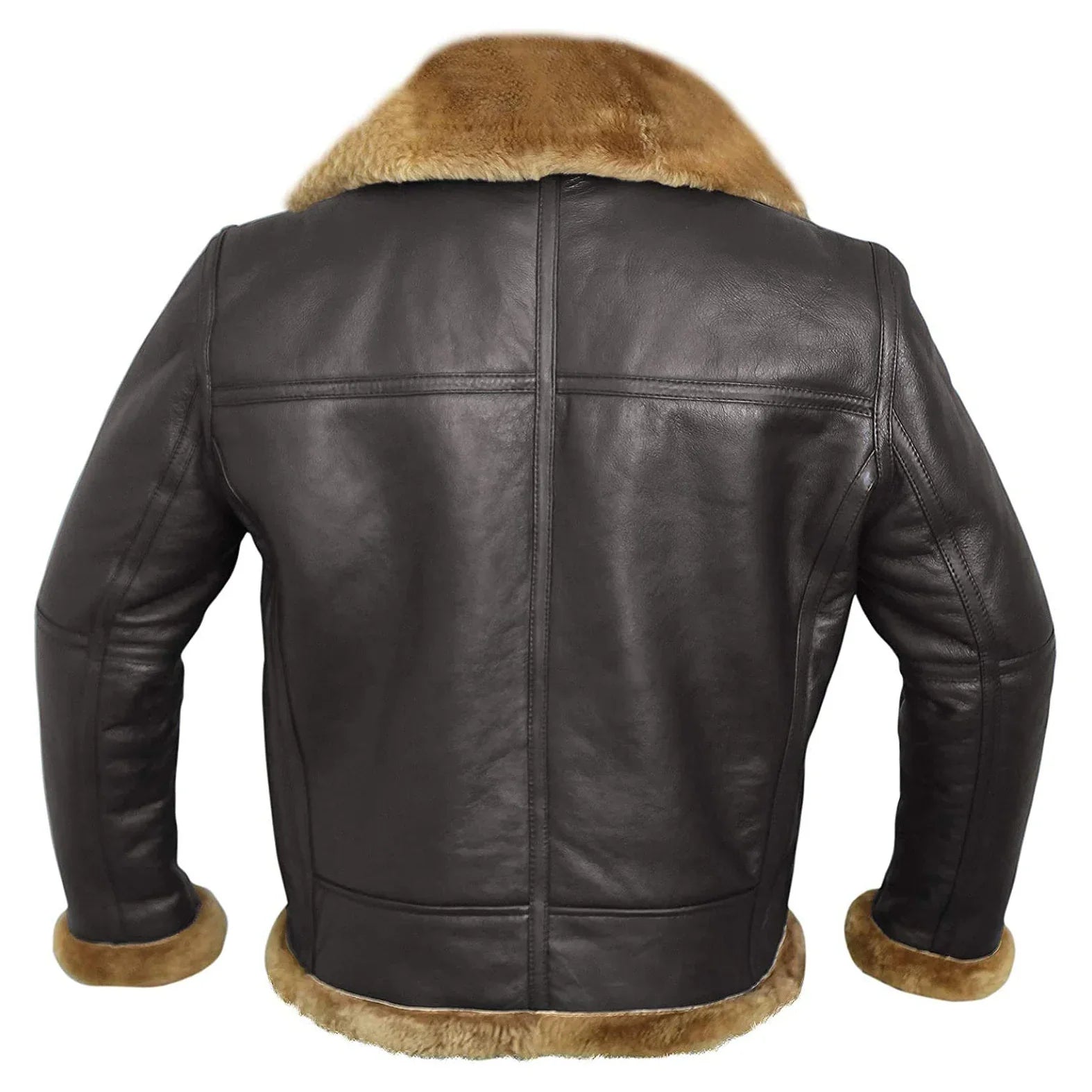 Luxus Leder-Pilotenjacke Warm & Elegant - IdealeKleiden