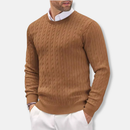 Robe élégante pour femme Slim Fit col rond torsadée
