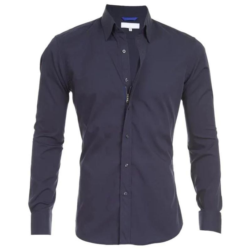 Chemise élégante à manches longues pour homme