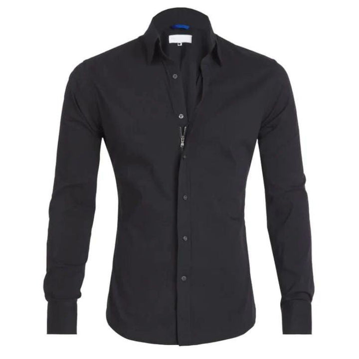 Chemise élégante à manches longues pour homme