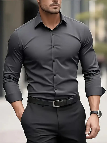 Chemise pour homme infroissable Slim Fit Modern