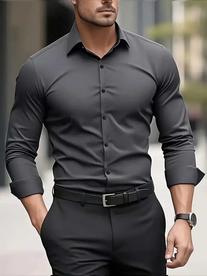 Chemise pour homme infroissable Slim Fit Modern