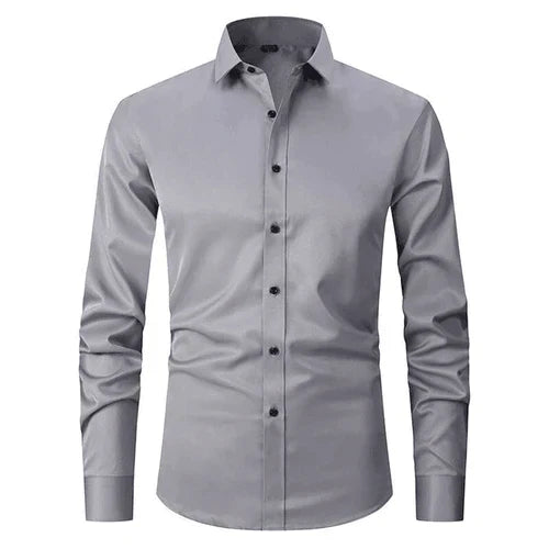 Chemise habillée homme manches longues sans repassage