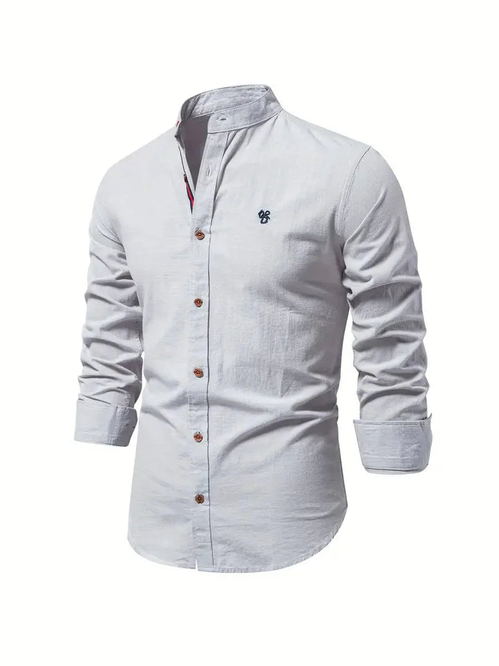 Chemise élégante pour homme, manches longues, style classique