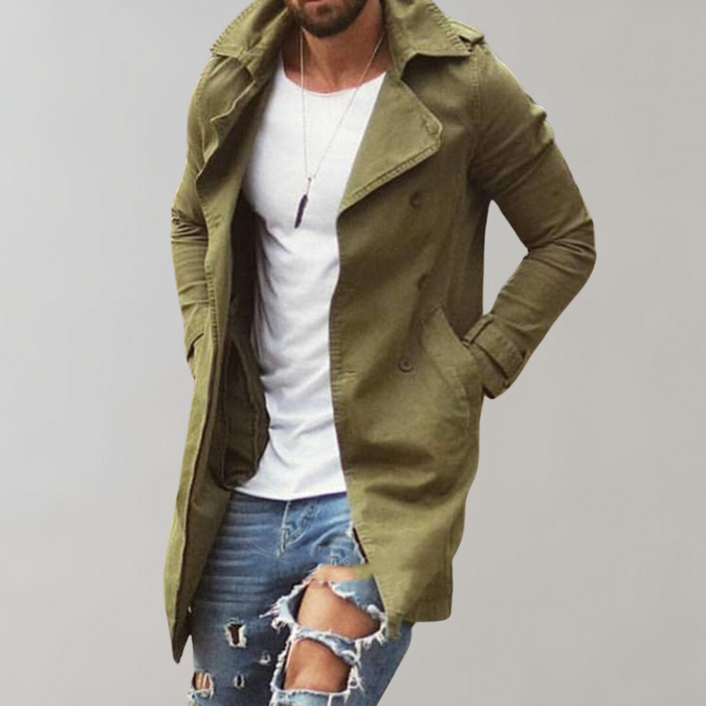 Manteau homme classique taille moyenne