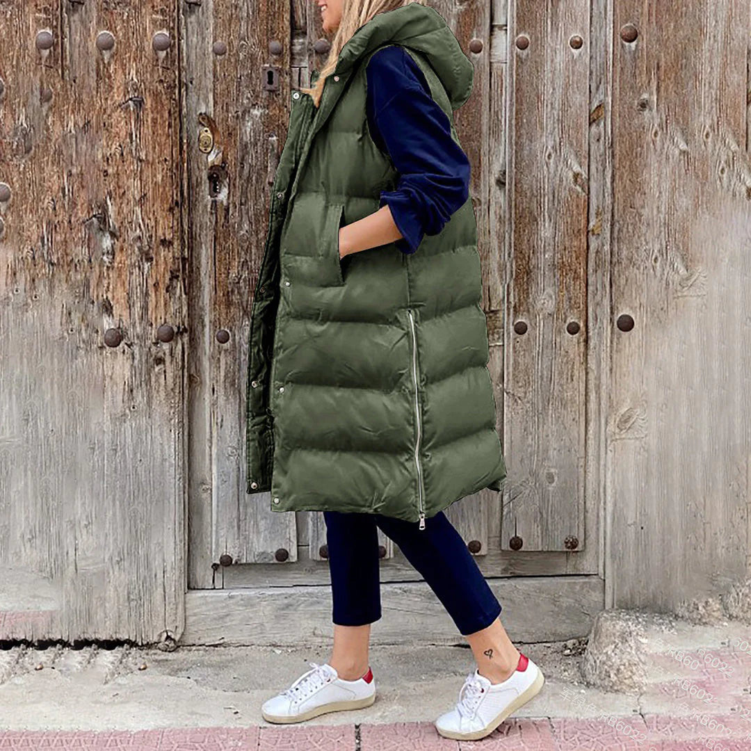 Alia - Veste Courte Sans Manches Femme Collection Hiver