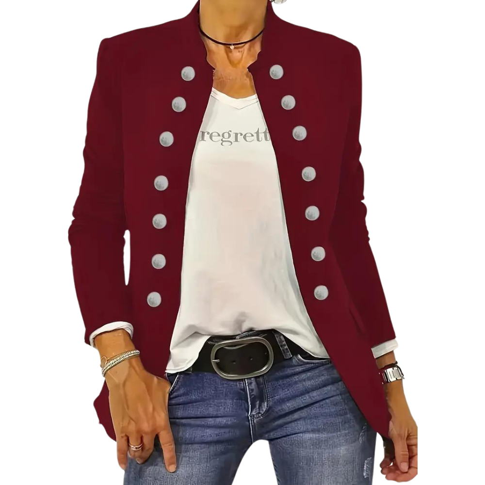 Élégant blazer noir polyvalent pour femmes