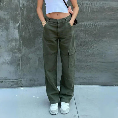 Pantalon cargo femme tendance confortable élégant
