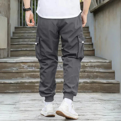 Pantalon cargo homme moderne avec cordon de serrage