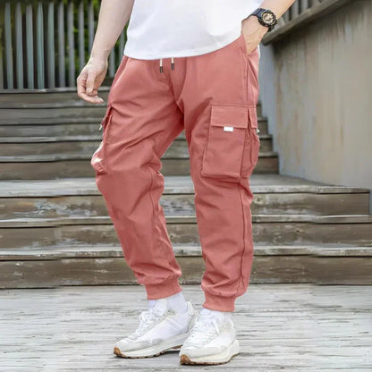 Pantalon cargo homme moderne avec cordon de serrage