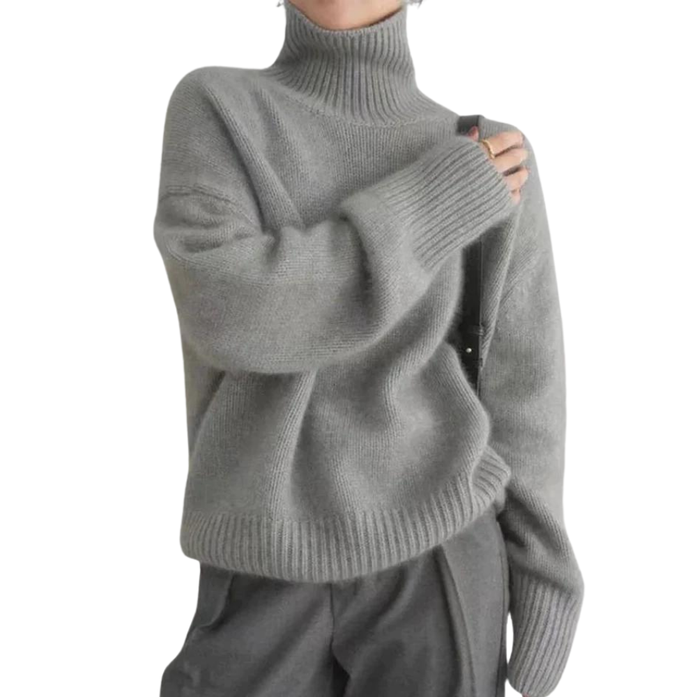Pull col roulé stylé Mode décontractée Moderne