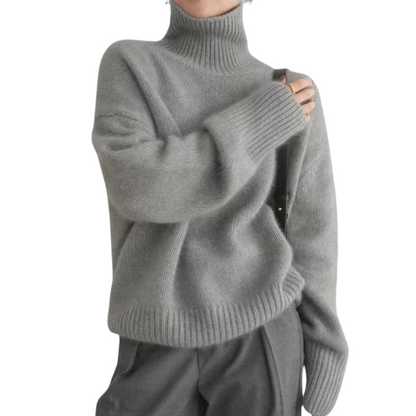 Pull col roulé stylé Mode décontractée Moderne