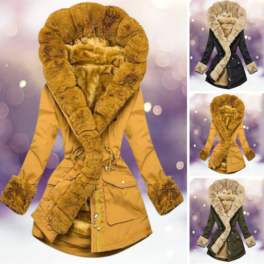 Damen Winterparka Warm Elegant - IdealeKleiden