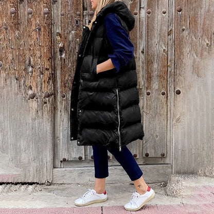 Alia - Veste Courte Sans Manches Femme Collection Hiver