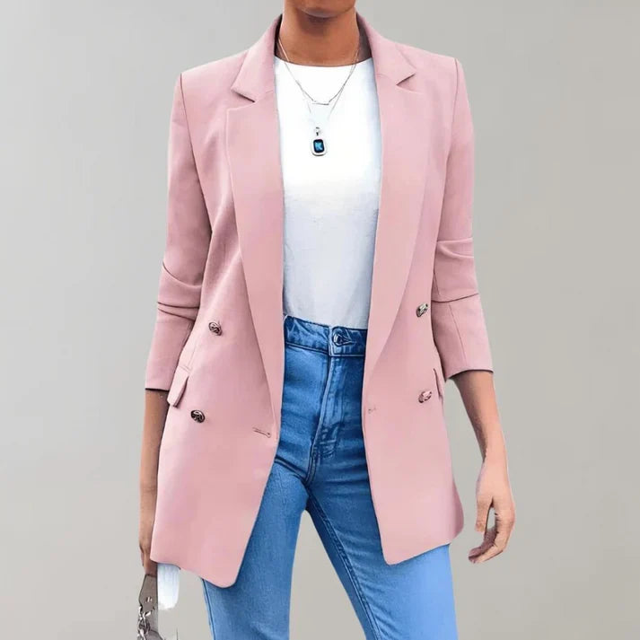 Élégante veste longue pour femme