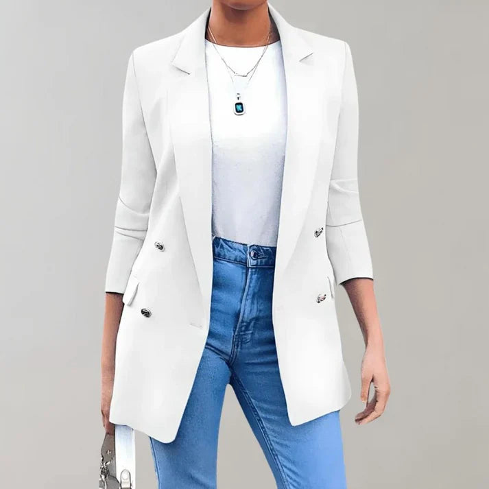 Élégante veste longue pour femme