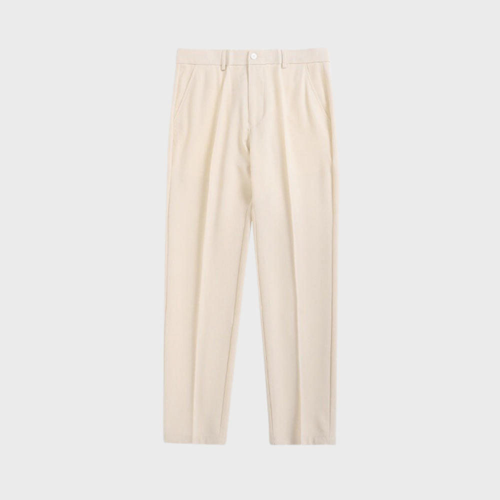 Pantalon homme moderne style chino coupe slim
