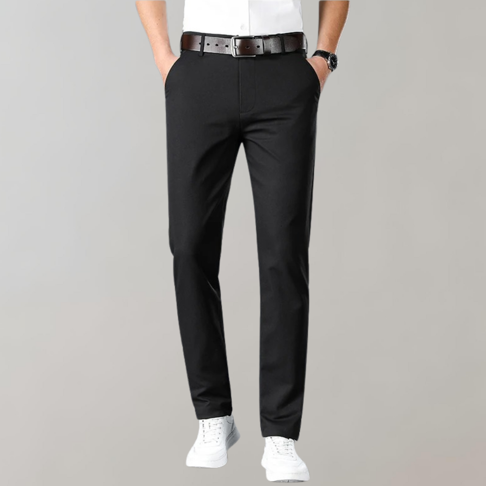 Modische Chinos Herren Slim Fit Baumwolle Elegant - IdealeKleiden