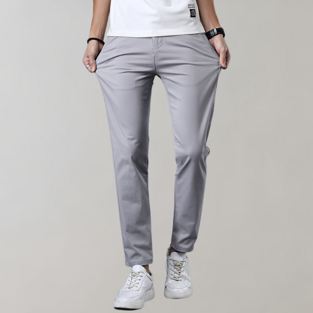 Chinos slim fit homme élégants en coton