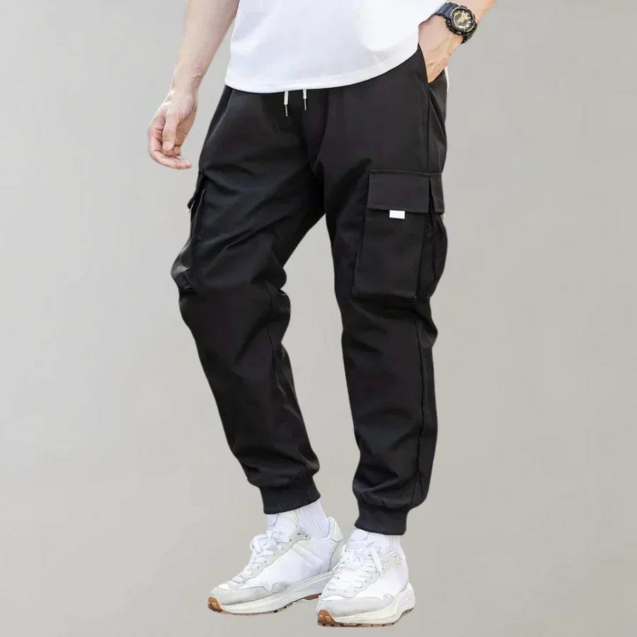 Pantalon de sport élégant avec cordon de serrage et poches