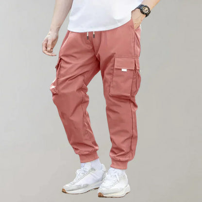 Pantalon de sport élégant avec cordon de serrage et poches