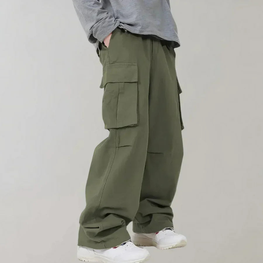 Pantalon cargo pour homme coupe droite et stylé