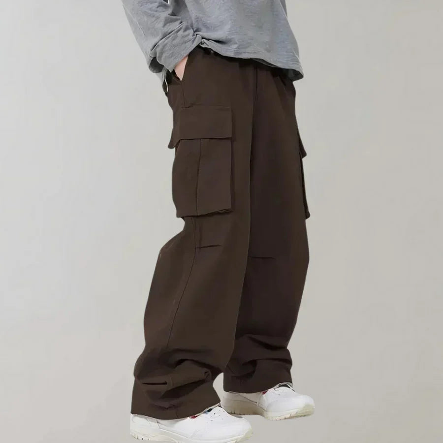 Pantalon cargo pour homme coupe droite et stylé