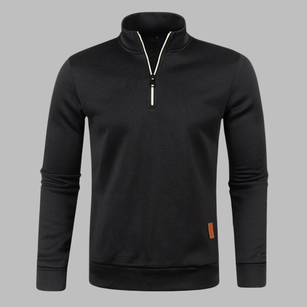 Pull léger homme été fermeture éclair