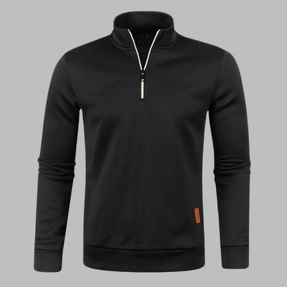 Pull léger homme été fermeture éclair