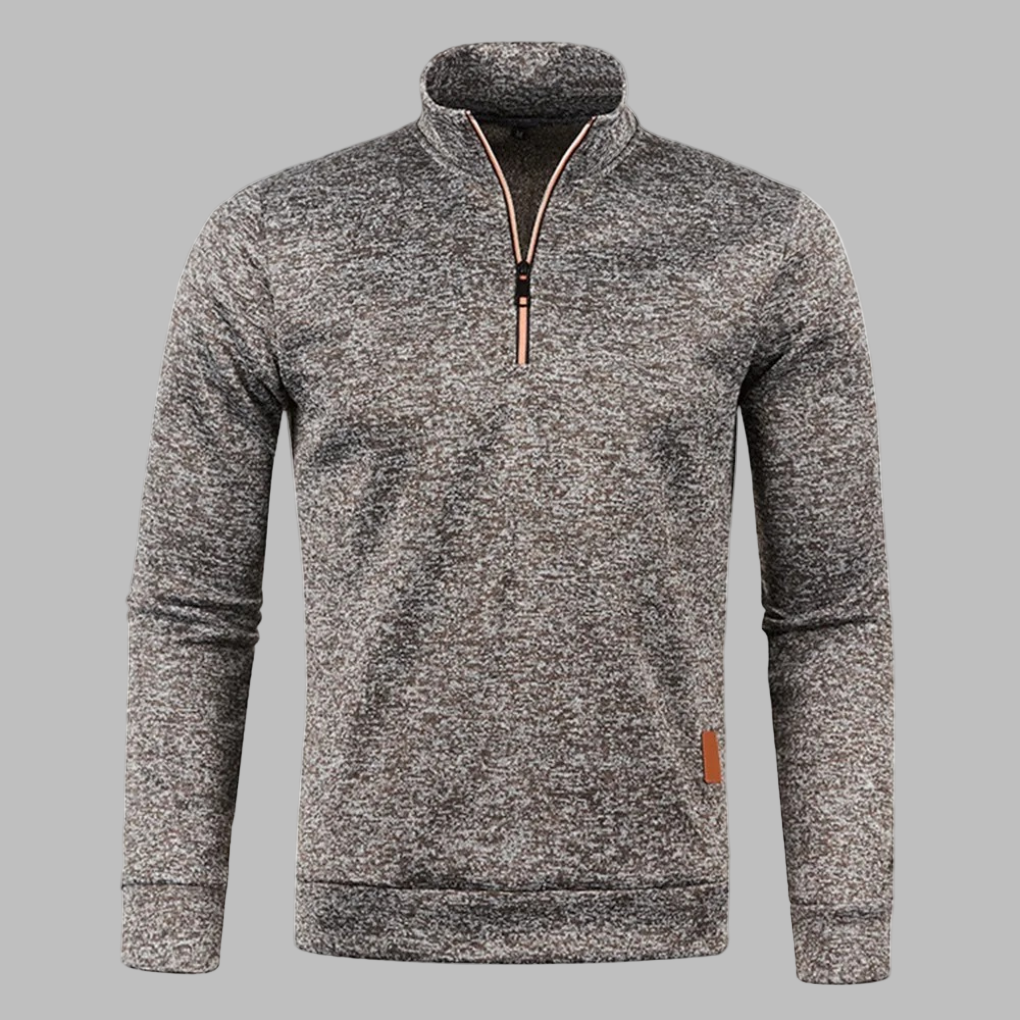 Pull léger homme été fermeture éclair