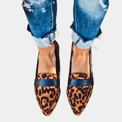 Mocassins pour femmes en daim marron