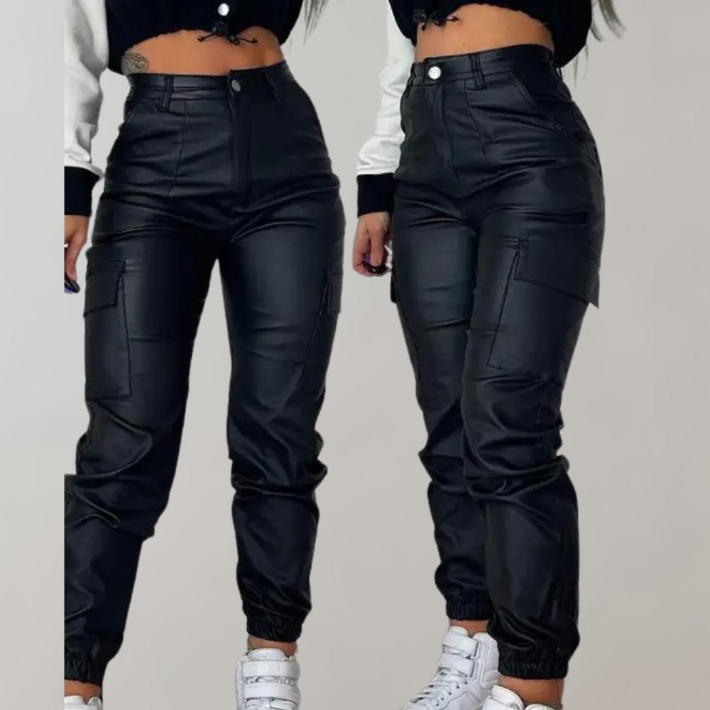 Damen Cargo-Hose Hochwertig Mit Vielen Taschen - IdealeKleiden