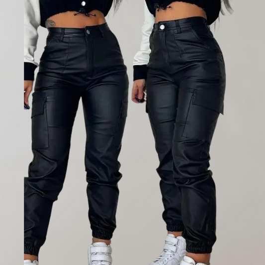 Damen Cargo-Hose Hochwertig Mit Vielen Taschen - IdealeKleiden