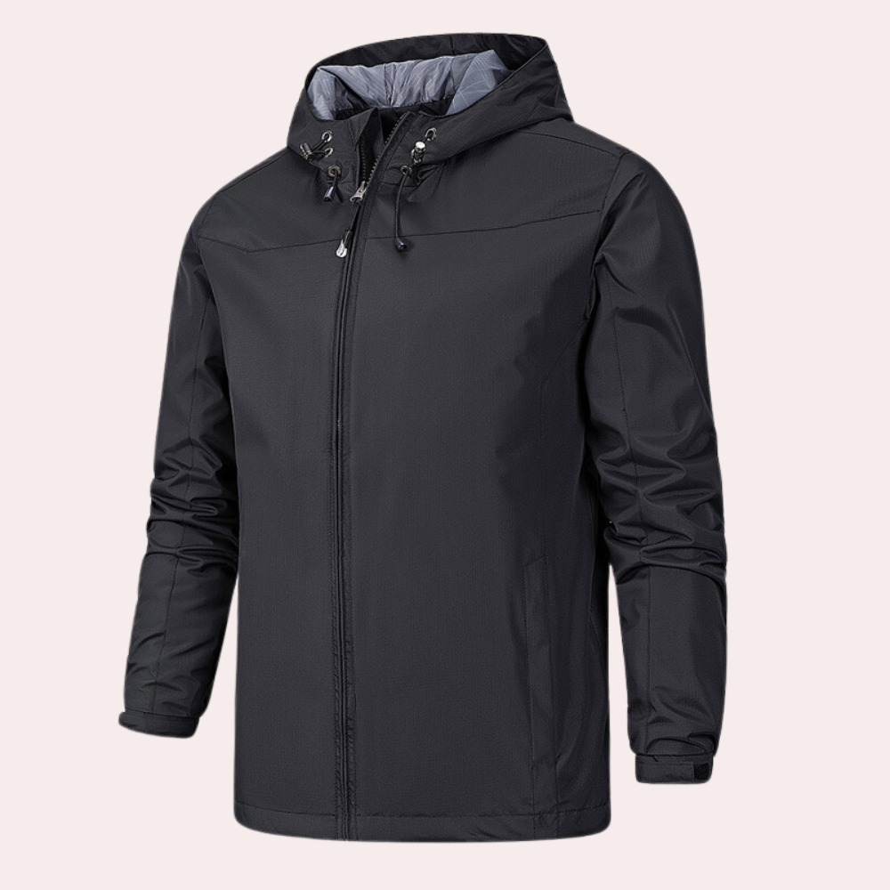 Coupe-vent à capuche pour hommes imperméable moderne
