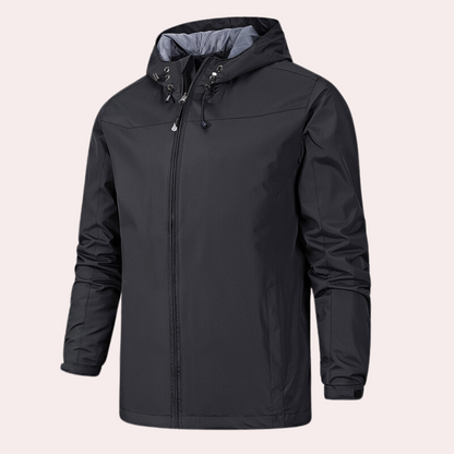 Coupe-vent à capuche pour hommes imperméable moderne