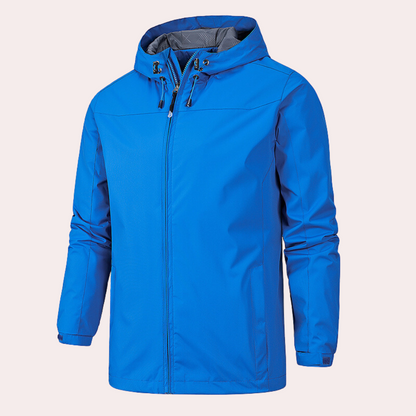 Coupe-vent à capuche pour hommes imperméable moderne