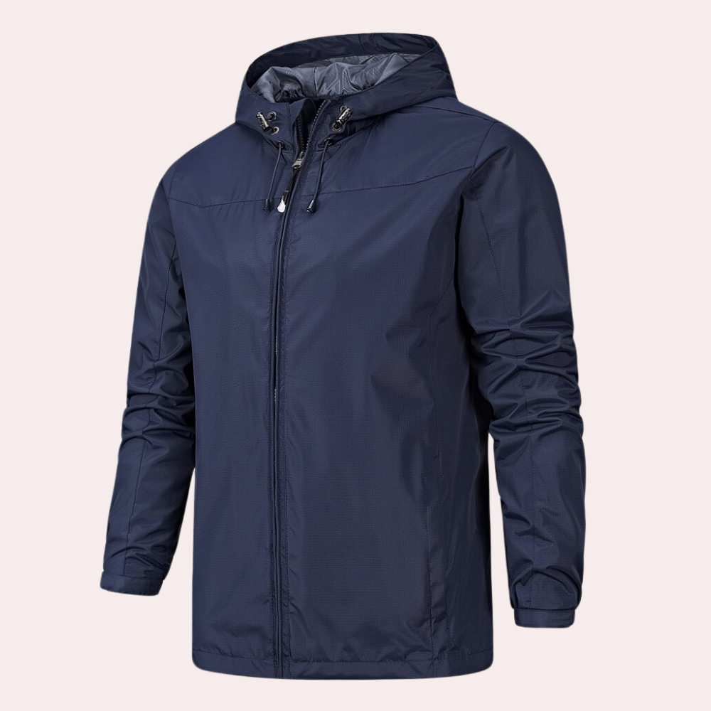 Coupe-vent à capuche pour hommes imperméable moderne