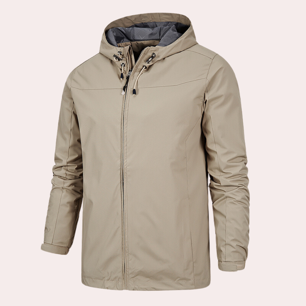 Coupe-vent à capuche pour hommes imperméable moderne