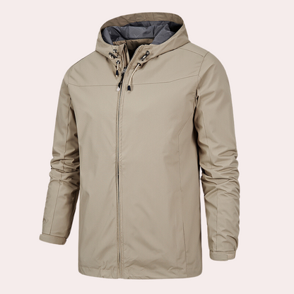 Coupe-vent à capuche pour hommes imperméable moderne