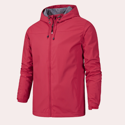 Coupe-vent à capuche pour hommes imperméable moderne