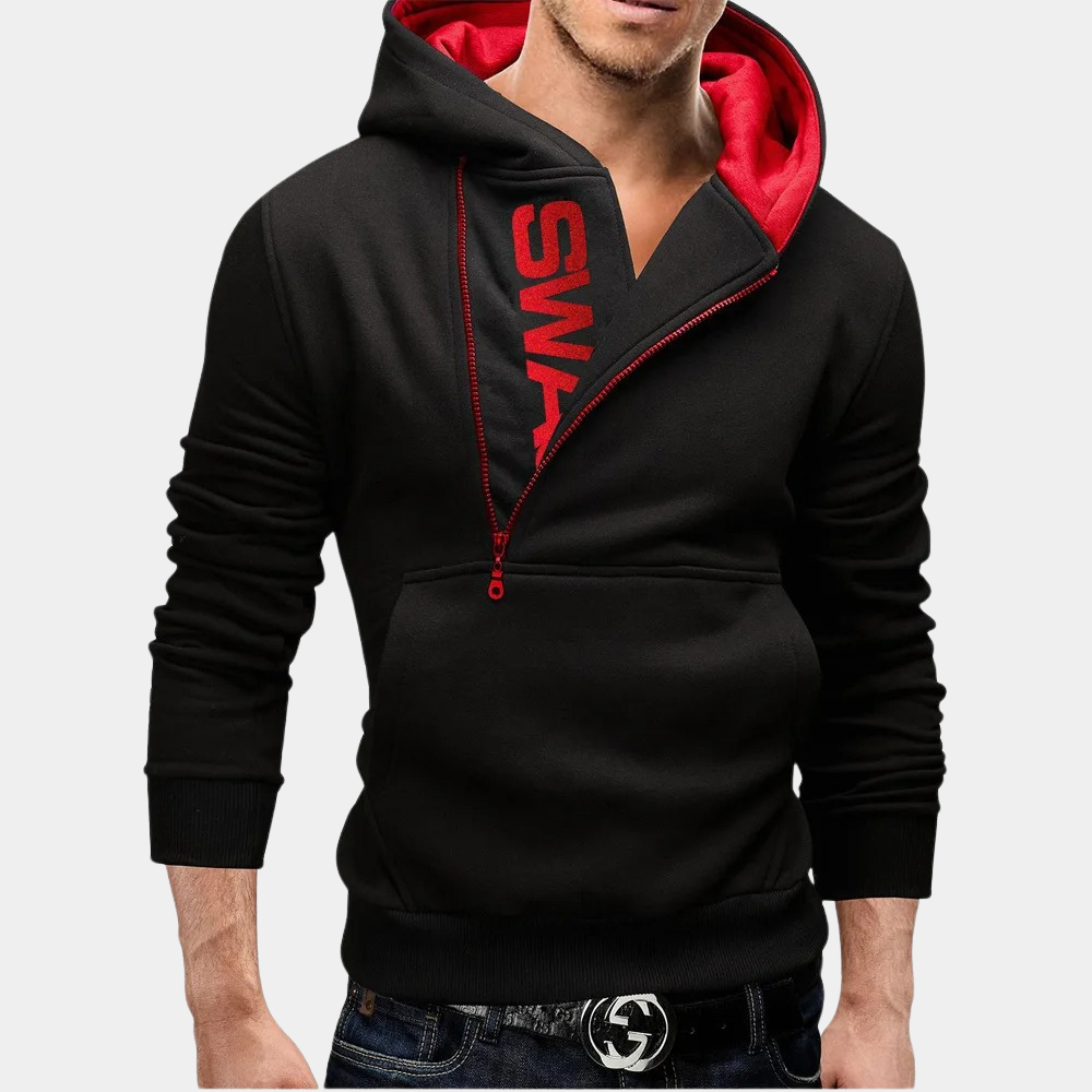 Sweat à capuche zippé stylé pour homme - Design tendance