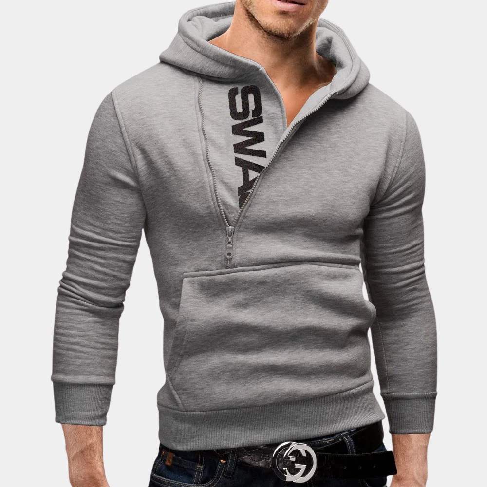 Sweat à capuche zippé stylé pour homme - Design tendance
