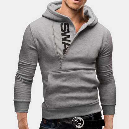 Sweat à capuche zippé stylé pour homme - Design tendance